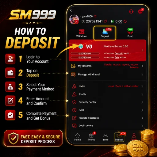 deposit on sm999